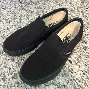 Vans Men's Black Slip-On Shoes